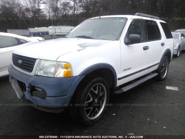 1FMZU72E75UB61440 - 2005 FORD EXPLORER XLS/XLS SPORT WHITE photo 2