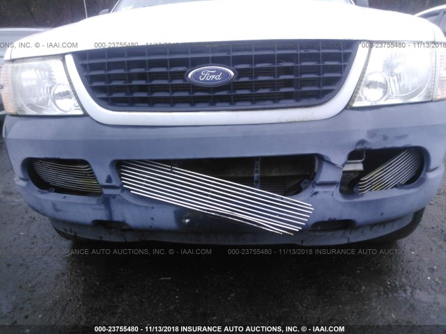 1FMZU72E75UB61440 - 2005 FORD EXPLORER XLS/XLS SPORT WHITE photo 6