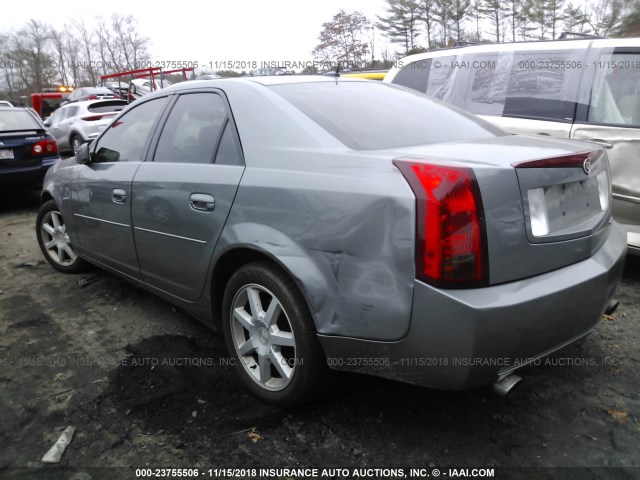 1G6DP567950129833 - 2005 CADILLAC CTS HI FEATURE V6 GRAY photo 3