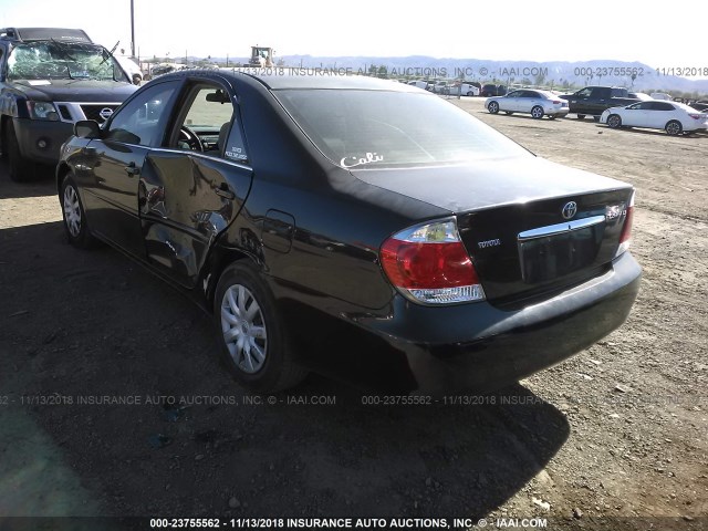 4T1BE32K45U049482 - 2005 TOYOTA CAMRY LE/XLE/SE BLACK photo 3