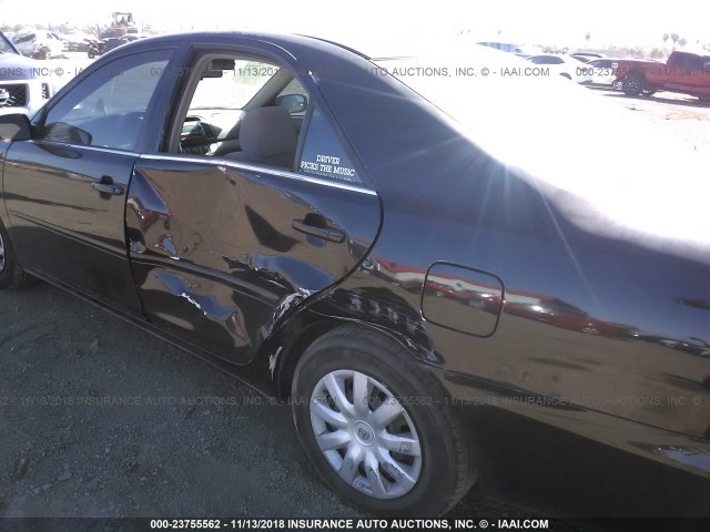 4T1BE32K45U049482 - 2005 TOYOTA CAMRY LE/XLE/SE BLACK photo 6