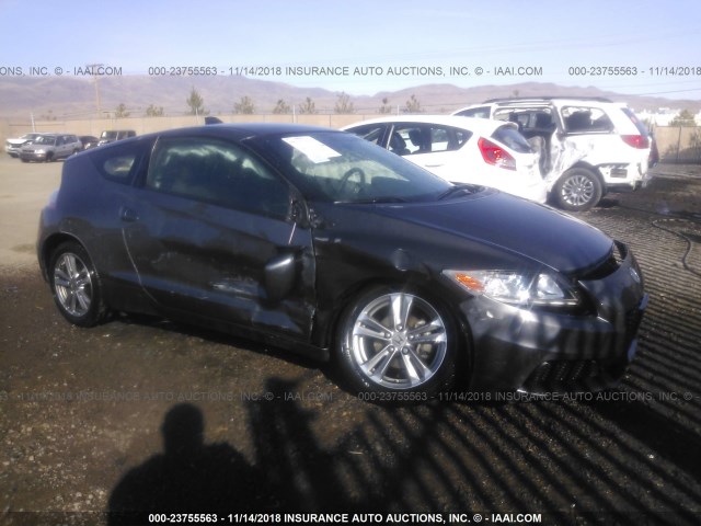 JHMZF1D43DS003184 - 2013 HONDA CR-Z GRAY photo 1