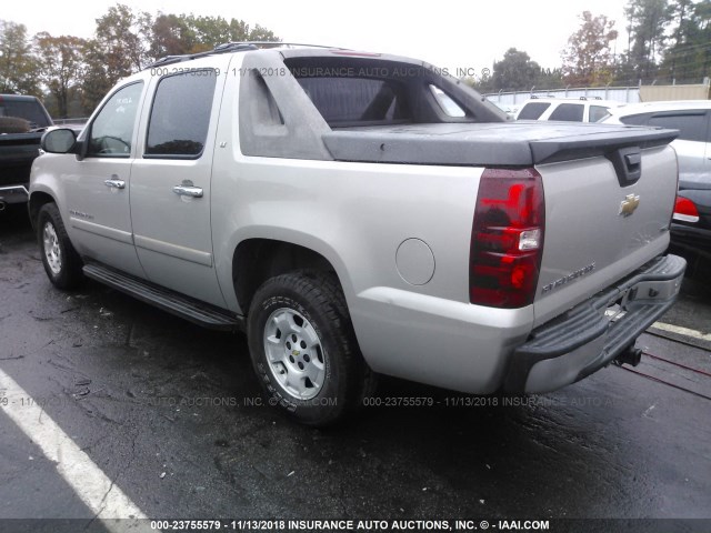 3GNEC12087G163699 - 2007 CHEVROLET AVALANCHE C1500 GOLD photo 3