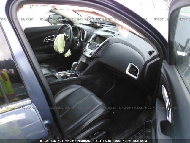 2GNFLHEK4E6107939 - 2014 CHEVROLET EQUINOX LTZ BLUE photo 5