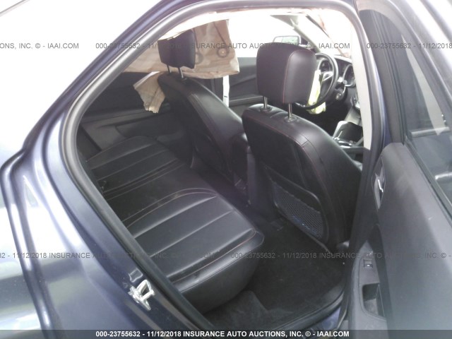 2GNFLHEK4E6107939 - 2014 CHEVROLET EQUINOX LTZ BLUE photo 8