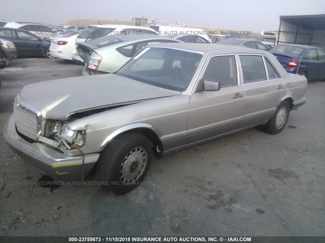 WDBCB25D9GA275335 - 1986 MERCEDES-BENZ 300 SDL GOLD photo 2