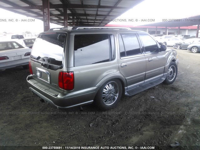 5LMEU27R61LJ07511 - 2001 LINCOLN NAVIGATOR ოქროსფერი ფოტო 4