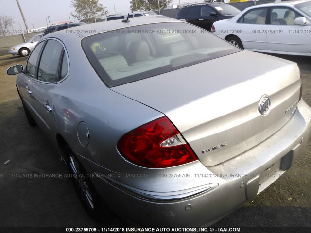 2G4WE587371129631 - 2007 BUICK LACROSSE CXS SILVER photo 3