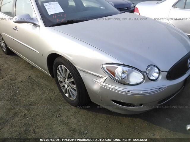 2G4WE587371129631 - 2007 BUICK LACROSSE CXS SILVER photo 6