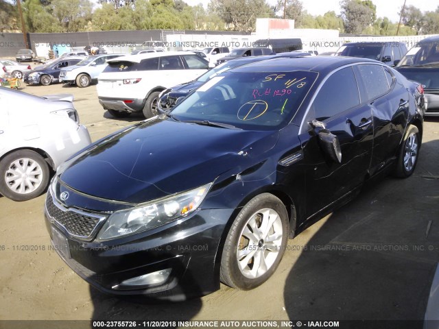 5XXGR4A66DG107623 - 2013 KIA OPTIMA SX BLACK photo 2