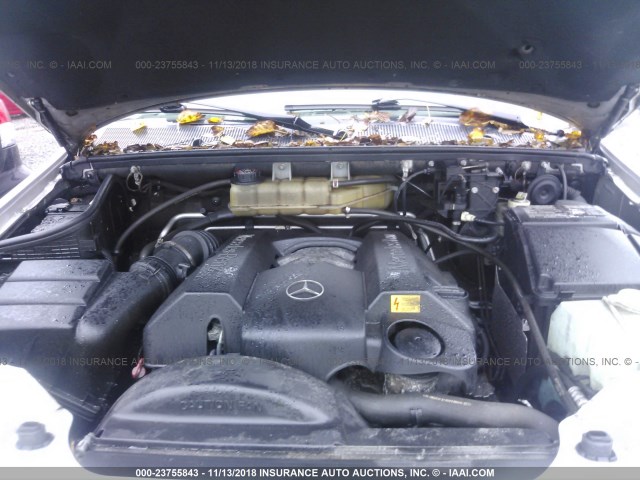 4JGAB57E14A493809 - 2004 MERCEDES-BENZ ML 350 SILVER photo 10