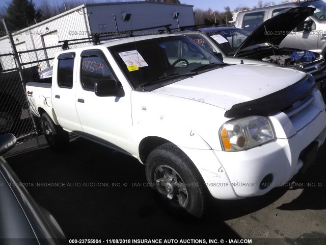 1N6ED27Y54C442646 - 2004 NISSAN FRONTIER CREW CAB XE V6 WHITE photo 1