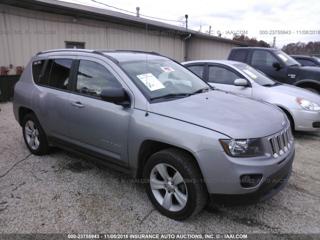 1C4NJDBB1HD106406 - 2017 JEEP COMPASS SPORT SILVER photo 1