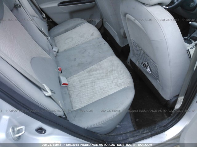 KMHCN4AC2AU477842 - 2010 HYUNDAI ACCENT GLS SILVER photo 8