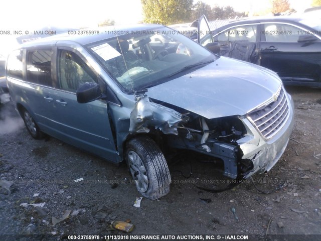 2A8HR44E19R555704 - 2009 CHRYSLER TOWN & COUNTRY LX Light Blue photo 1