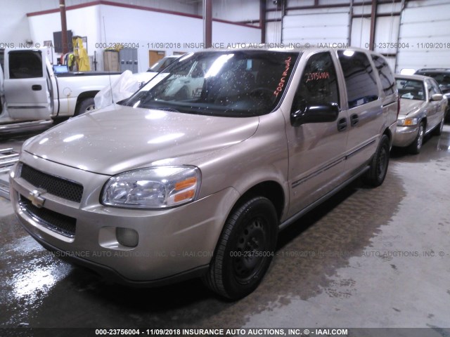 1GNDV23L16D108740 - 2006 CHEVROLET UPLANDER LS BROWN photo 2