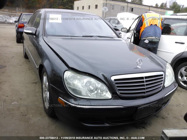 WDBNG84J13A382653 - 2003 MERCEDES-BENZ S 500 4MATIC BLACK photo 1