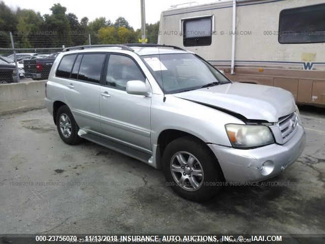 JTEDP21A940014089 - 2004 TOYOTA HIGHLANDER LIMITED SILVER photo 1