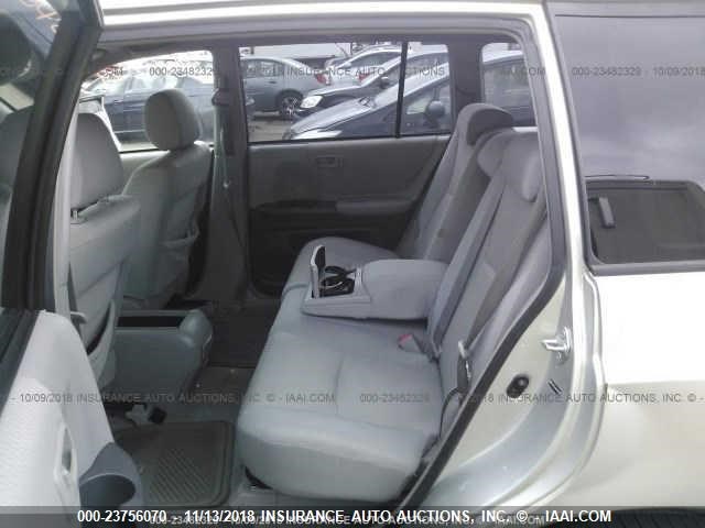 JTEDP21A940014089 - 2004 TOYOTA HIGHLANDER LIMITED SILVER photo 8