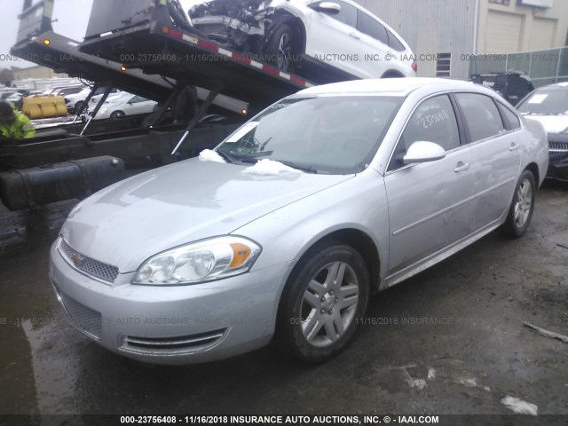 2G1WB5E3XG1169213 - 2016 CHEVROLET IMPALA LIMITED LT SILVER photo 2