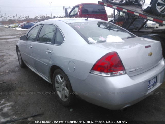 2G1WB5E3XG1169213 - 2016 CHEVROLET IMPALA LIMITED LT SILVER photo 3