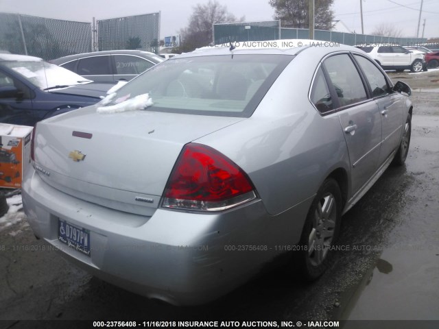 2G1WB5E3XG1169213 - 2016 CHEVROLET IMPALA LIMITED LT SILVER photo 4