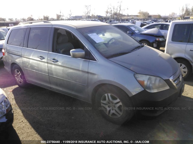 5FNRL38745B082647 - 2005 HONDA ODYSSEY EXL GRAY photo 1