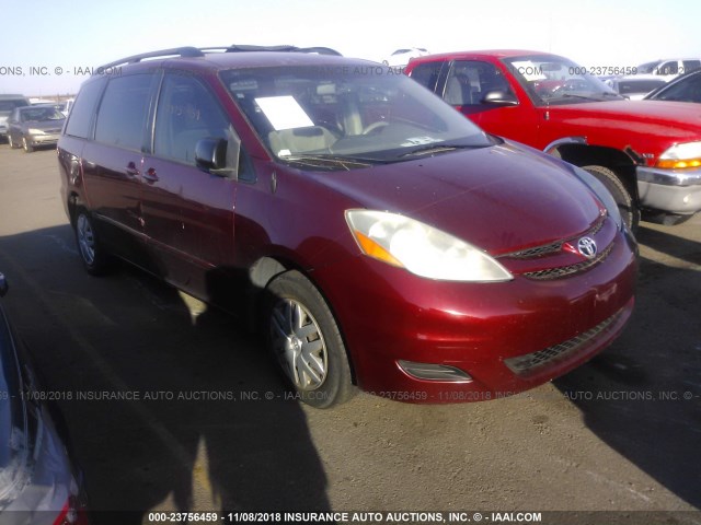 5TDZK23C77S074915 - 2007 TOYOTA SIENNA CE/LE RED photo 1