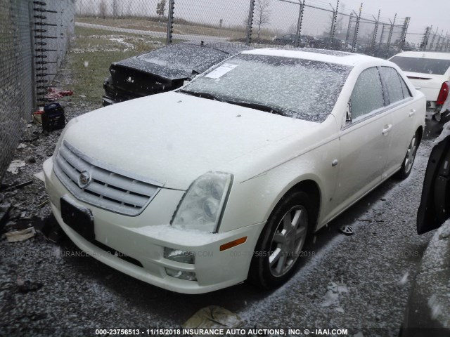 1G6DW677470119799 - 2007 CADILLAC STS WHITE photo 2