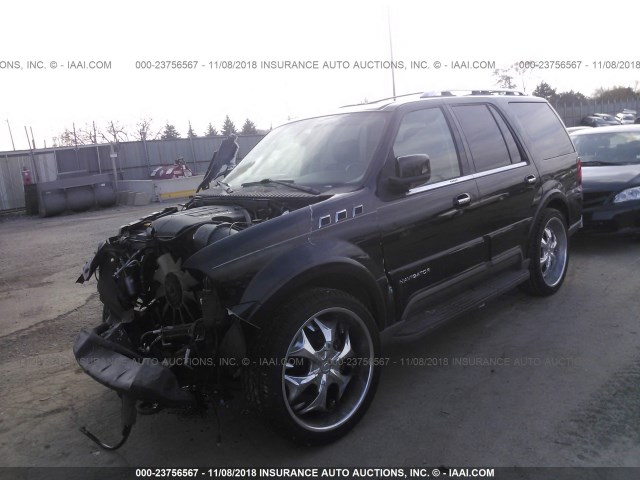 5LMFU28R63LJ46072 - 2003 LINCOLN NAVIGATOR Czarny zdjęcie 2