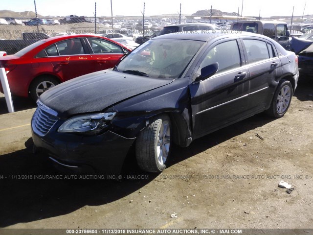 1C3CCBBB9DN714947 - 2013 CHRYSLER 200 TOURING BLUE photo 2