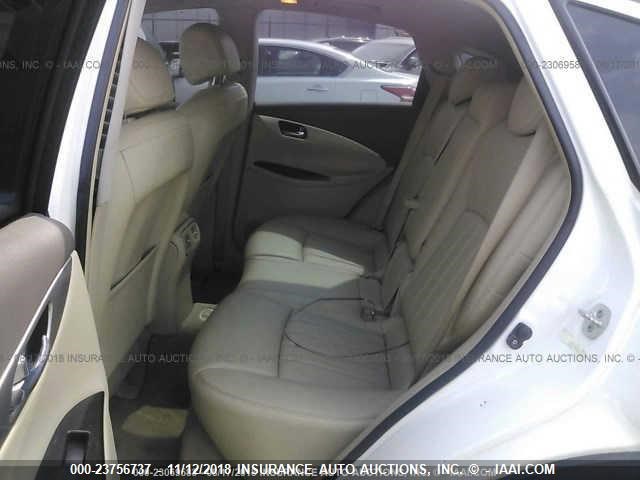 JNKAJ09F08M355486 - 2008 INFINITI EX35 JOURNEY WHITE photo 8