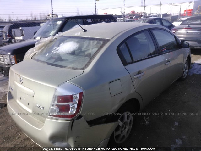 3N1AB61E27L722467 - 2007 NISSAN SENTRA 2.0/2.0S/2.0SL SILVER photo 4