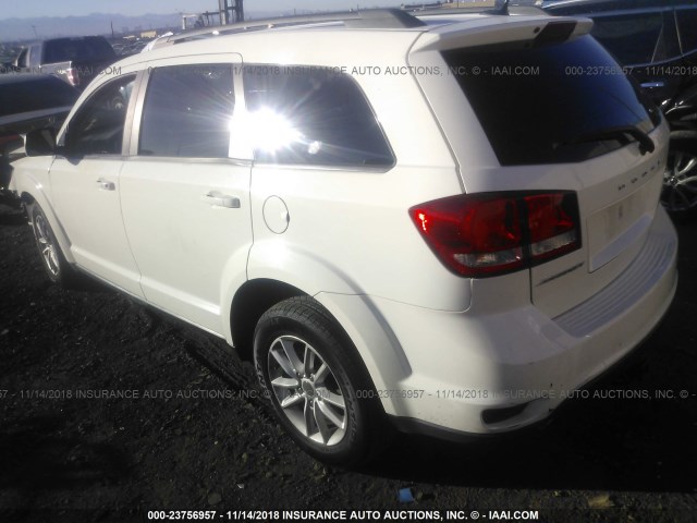 3C4PDCBG2FT743253 - 2015 DODGE JOURNEY SXT WHITE photo 3