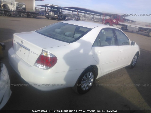 4T1BE32K16U723511 - 2006 TOYOTA CAMRY LE/XLE/SE WHITE photo 4