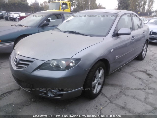 JM1BK123261482280 - 2006 MAZDA 3 S GRAY photo 2