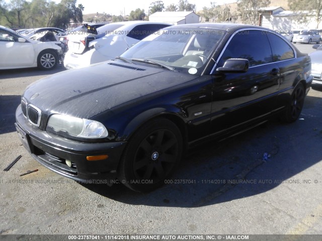 WBABN33481JW59026 - 2001 BMW 325 CI BLACK photo 2