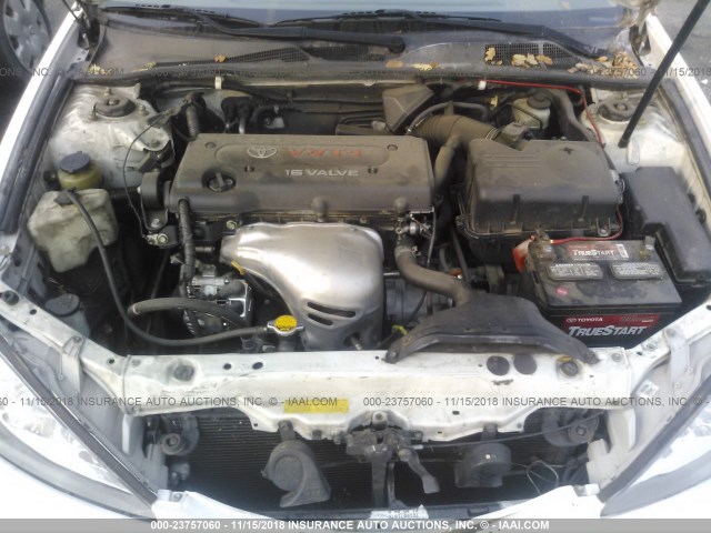 4T1BE32K23U156382 - 2003 TOYOTA CAMRY LE/XLE/SE WHITE photo 10