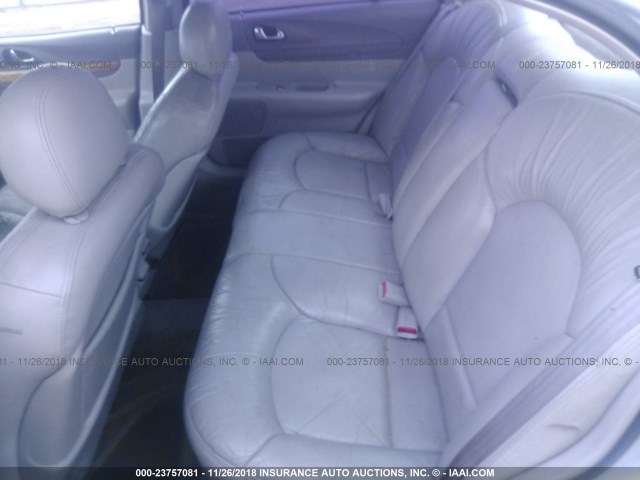 1LNHM97V81Y711490 - 2001 LINCOLN CONTINENTAL  GRAY photo 8