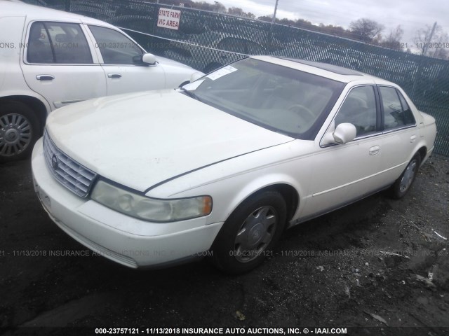 1G6KS54Y1XU901237 - 1999 CADILLAC SEVILLE SLS WHITE photo 2