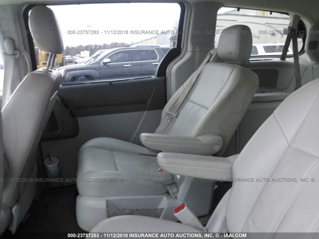 2A8HR54P58R719428 - 2008 CHRYSLER TOWN & COUNTRY TOURING SILVER photo 8