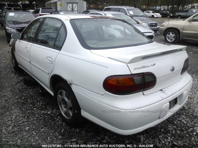 1G1NE52J33M529605 - 2003 CHEVROLET MALIBU LS 白色 照片 3