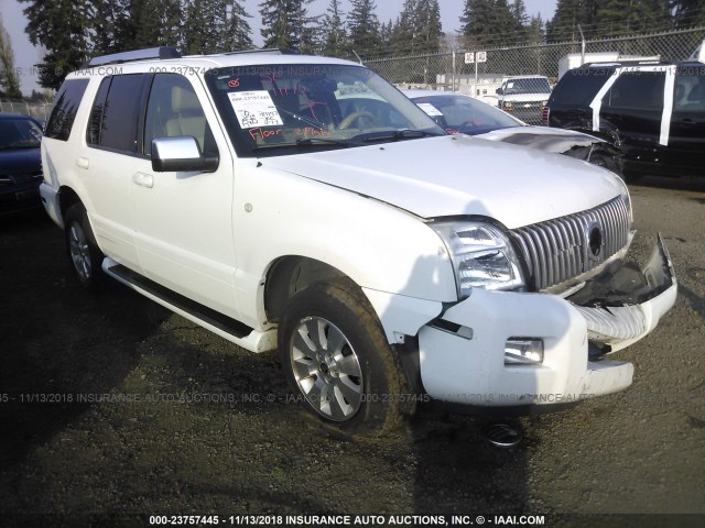 4M2EU48856UJ05978 - 2006 MERCURY MOUNTAINEER PREMIER WHITE photo 1