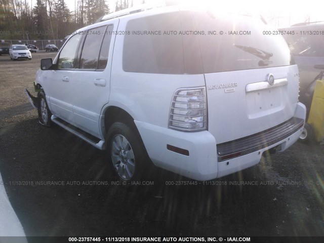 4M2EU48856UJ05978 - 2006 MERCURY MOUNTAINEER PREMIER WHITE photo 3