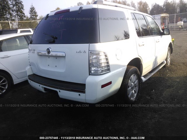 4M2EU48856UJ05978 - 2006 MERCURY MOUNTAINEER PREMIER WHITE photo 4