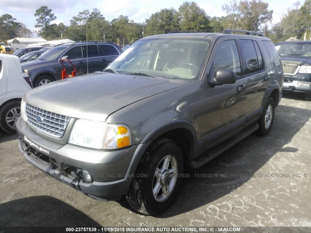 1FMZU73K13UC18376 - 2003 FORD EXPLORER XLT/XLT SPORT/NBX GRAY photo 2