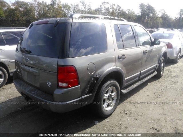 1FMZU73K13UC18376 - 2003 FORD EXPLORER XLT/XLT SPORT/NBX GRAY photo 4