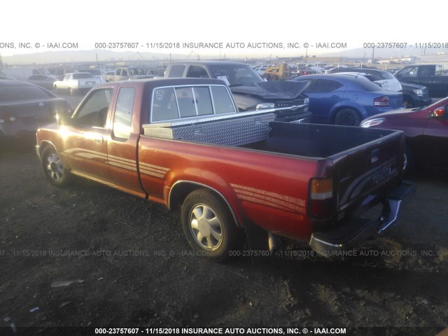 JT4VN93G5P5034999 - 1993 TOYOTA PICKUP 1/2 TON EX LONG WHLBS SR5 RED photo 3