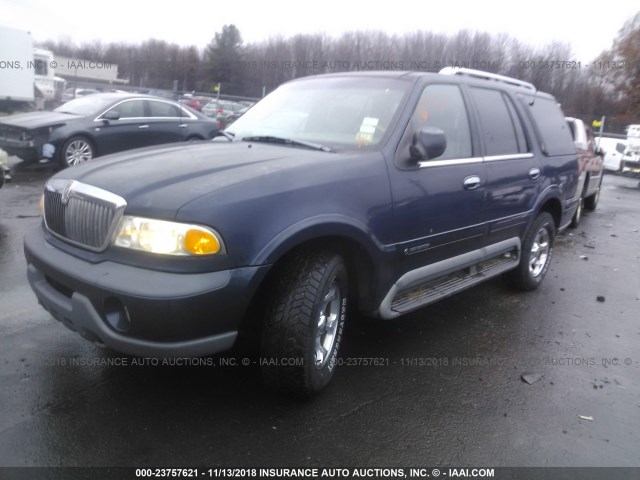 5LMPU28L0WLJ28851 - 1998 LINCOLN NAVIGATOR BLUE photo 2