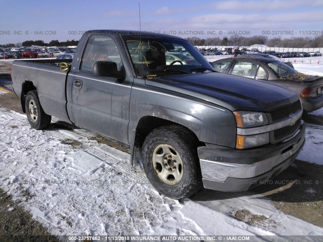 1GCEC14X23Z274391 - 2003 CHEVROLET SILVERADO C1500 GRAY photo 1